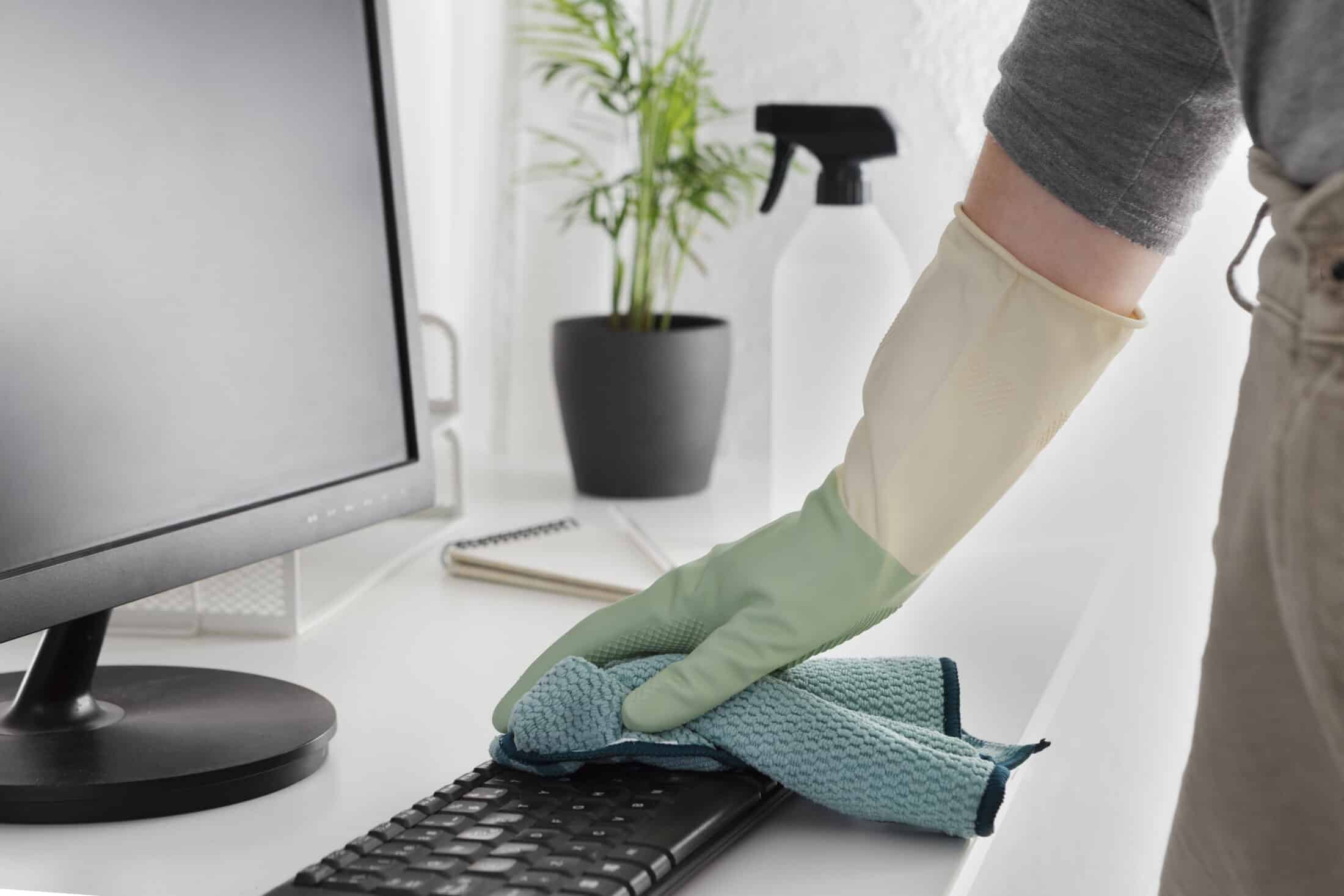 still life office cleaning process scaled